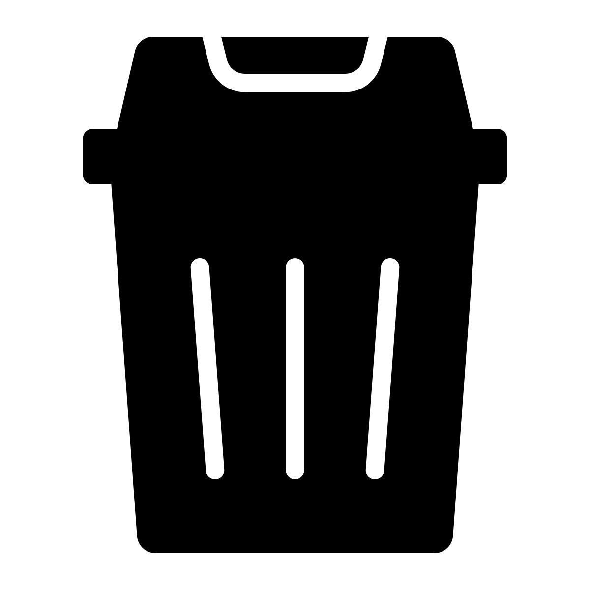 trash bin icon