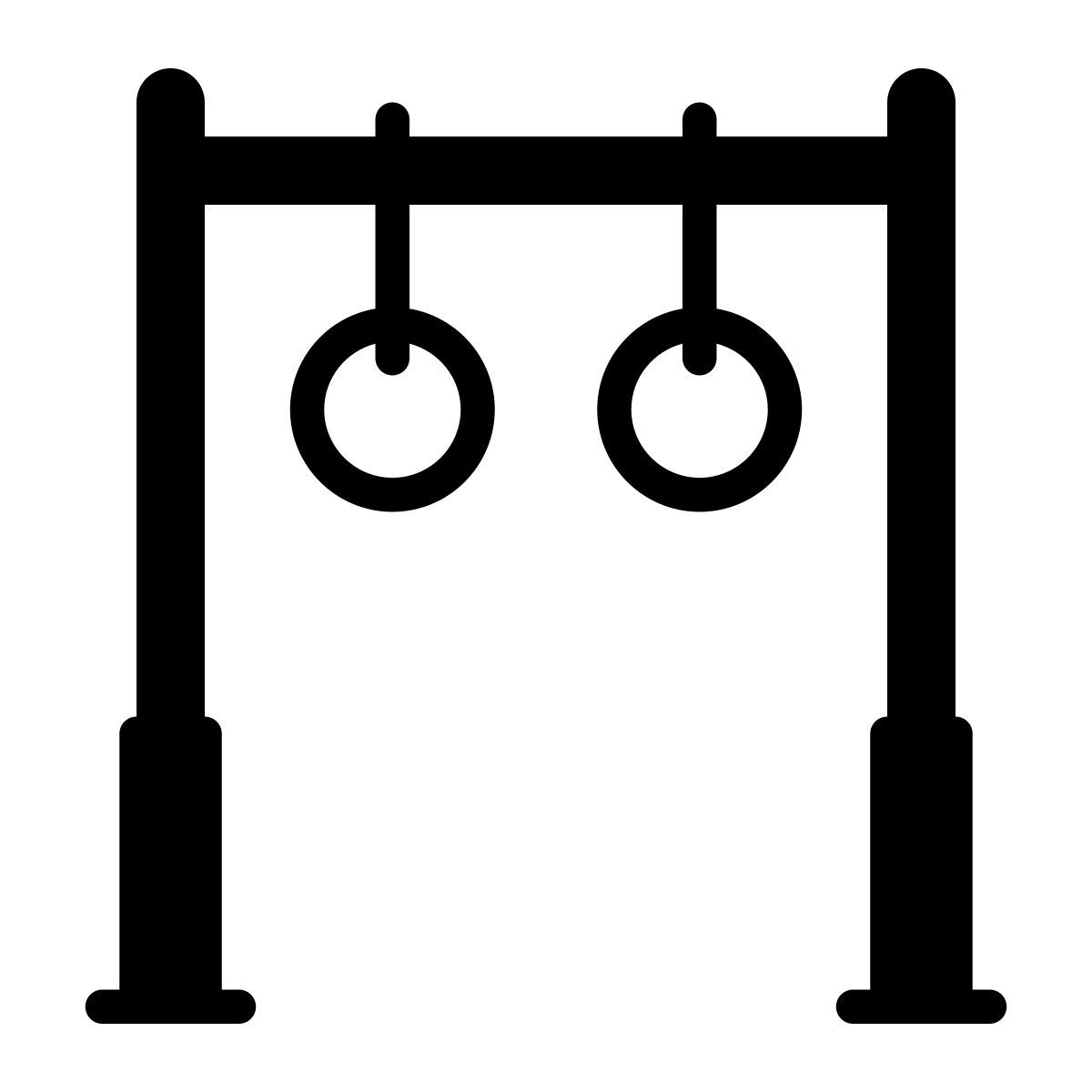 anillos de gimnasia icon