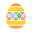 external decorated-easter-glyph-chroma-amoghdesign icon