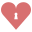 external heart-valentines-day-glyph-chroma-amoghdesign icon