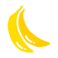 external banana-fruits-and-vegetables-glyph-chroma-amoghdesign icon