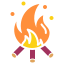 external bonfire-winter-glyph-chroma-amoghdesign icon