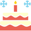 external cake-christmas-glyph-chroma-amoghdesign-2 icon