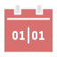 external calendar-happy-new-year-glyph-chroma-amoghdesign-2 icon