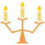 external candelabra-halloween-glyph-chroma-amoghdesign icon