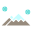 external hills-winter-glyph-chroma-amoghdesign icon