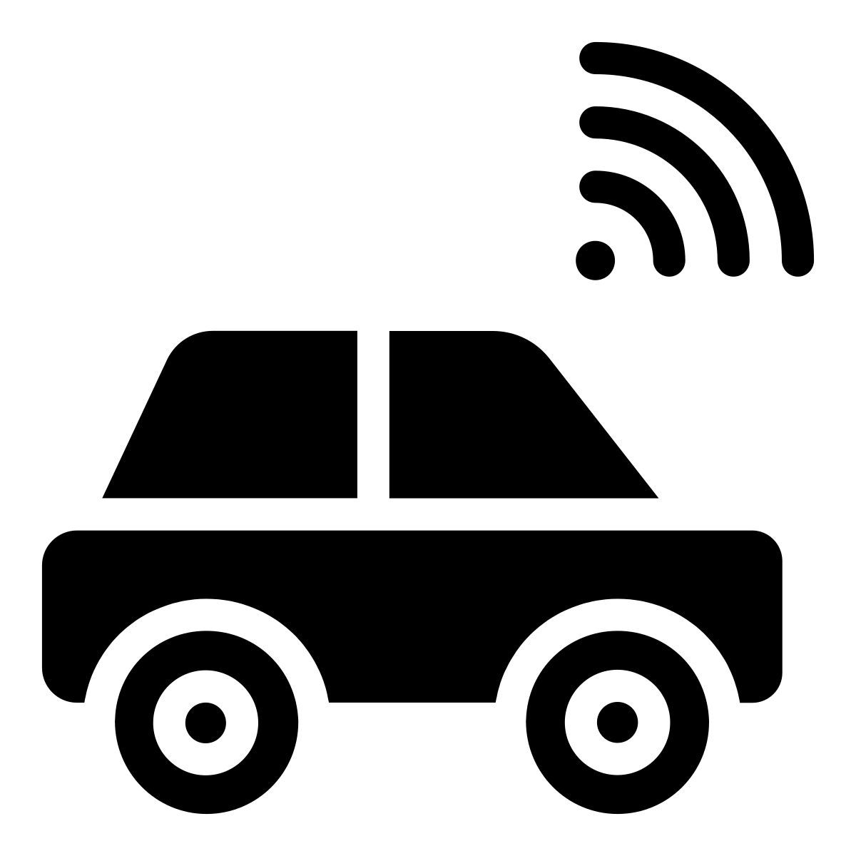 autonomous car icon