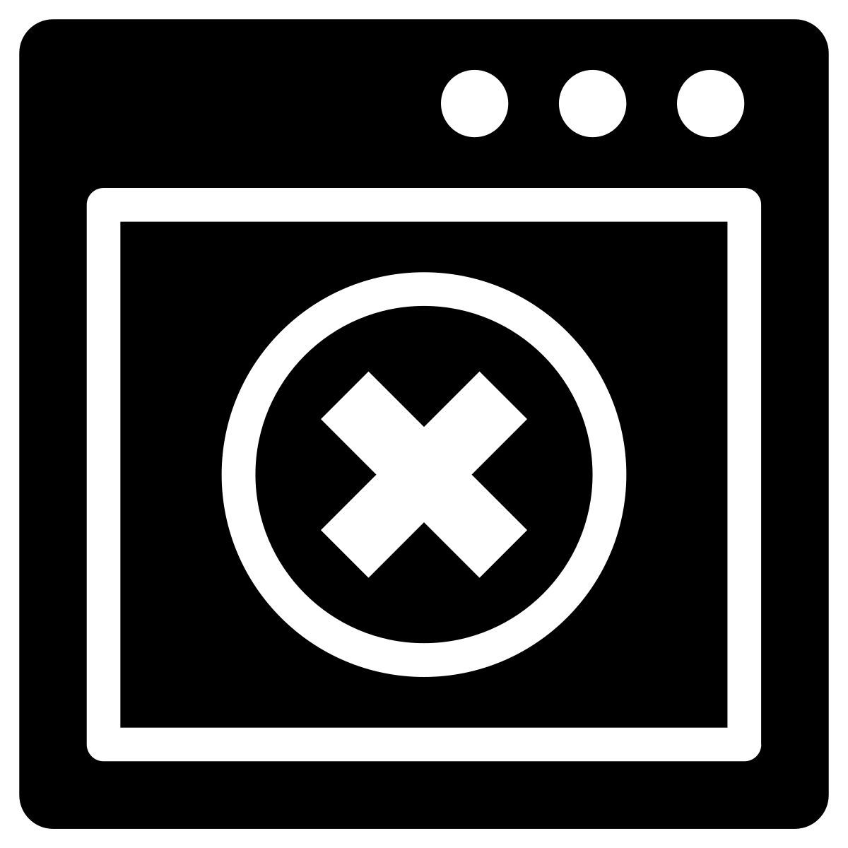 Close Window icon
