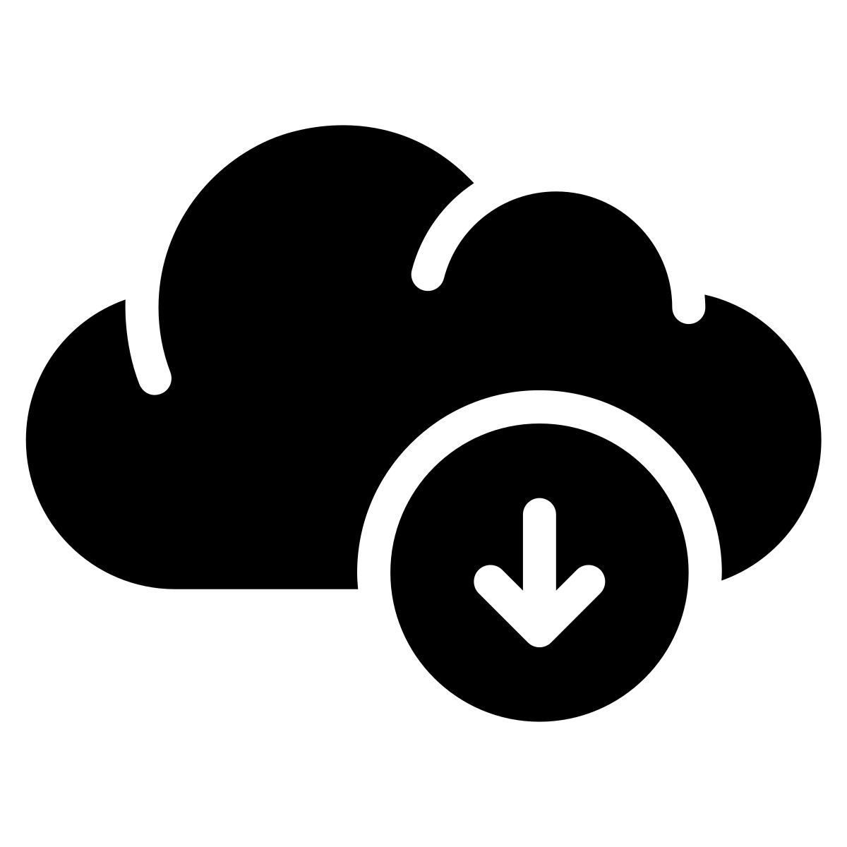 cloud download icon
