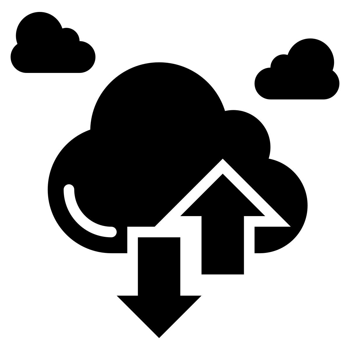 cloud traffic icon