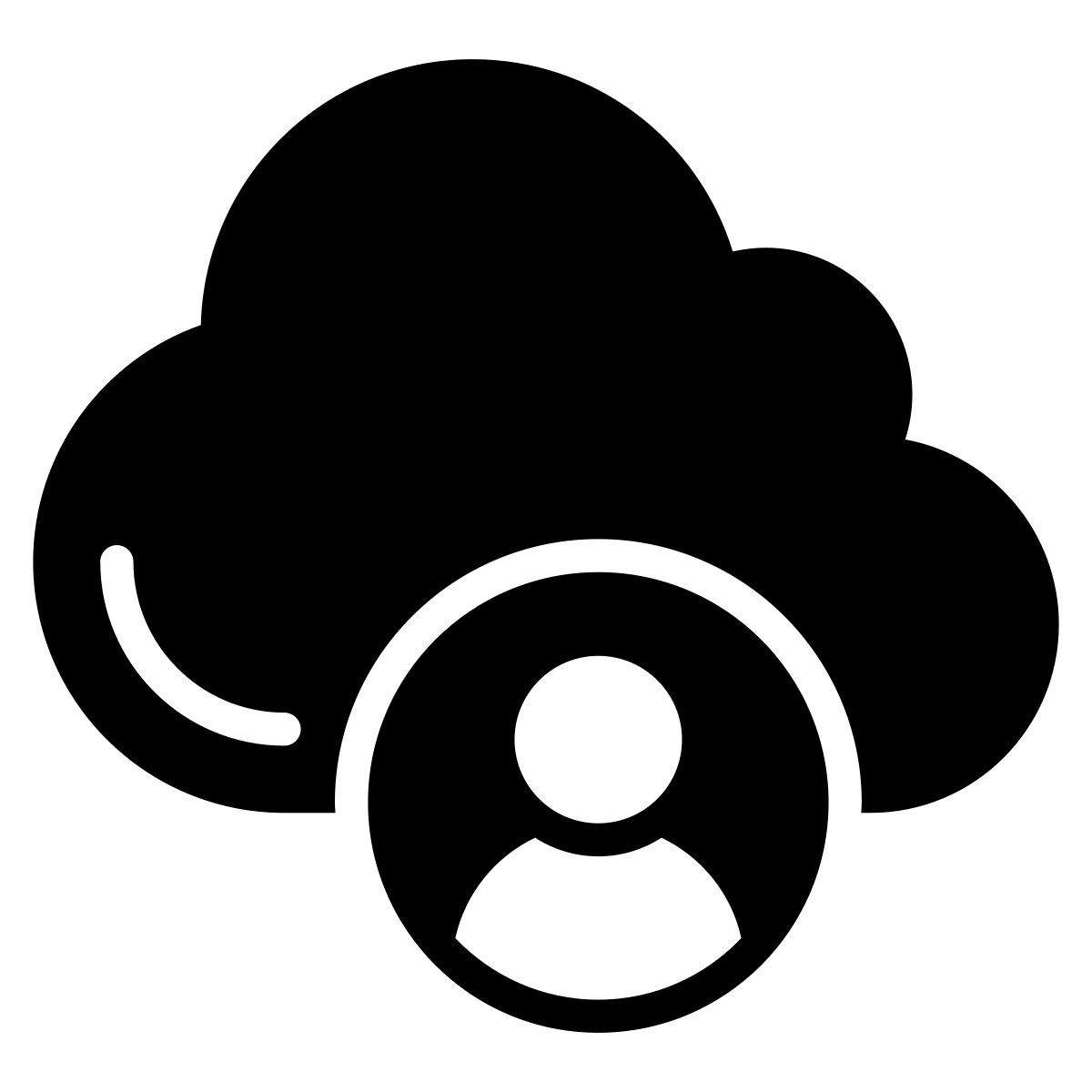 cloud user icon