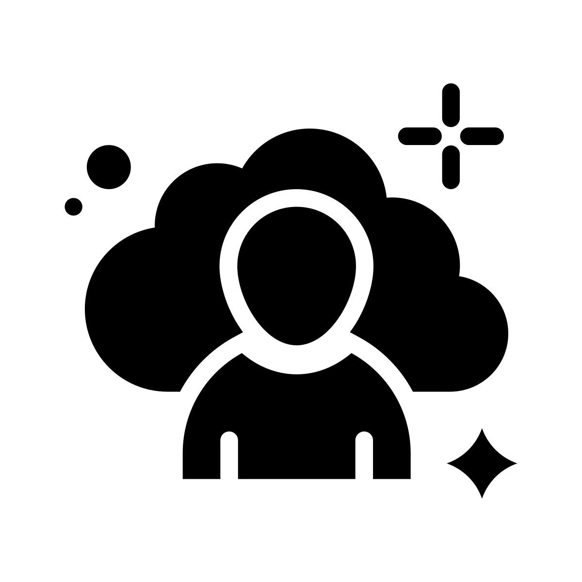 cloud user icon