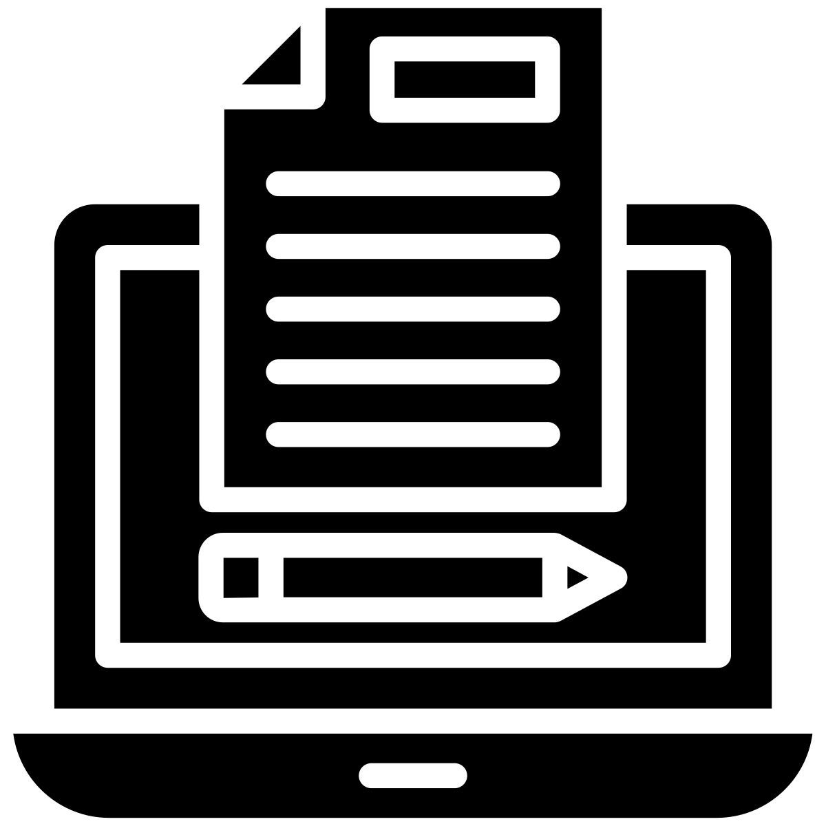 verfassen von inhalten icon