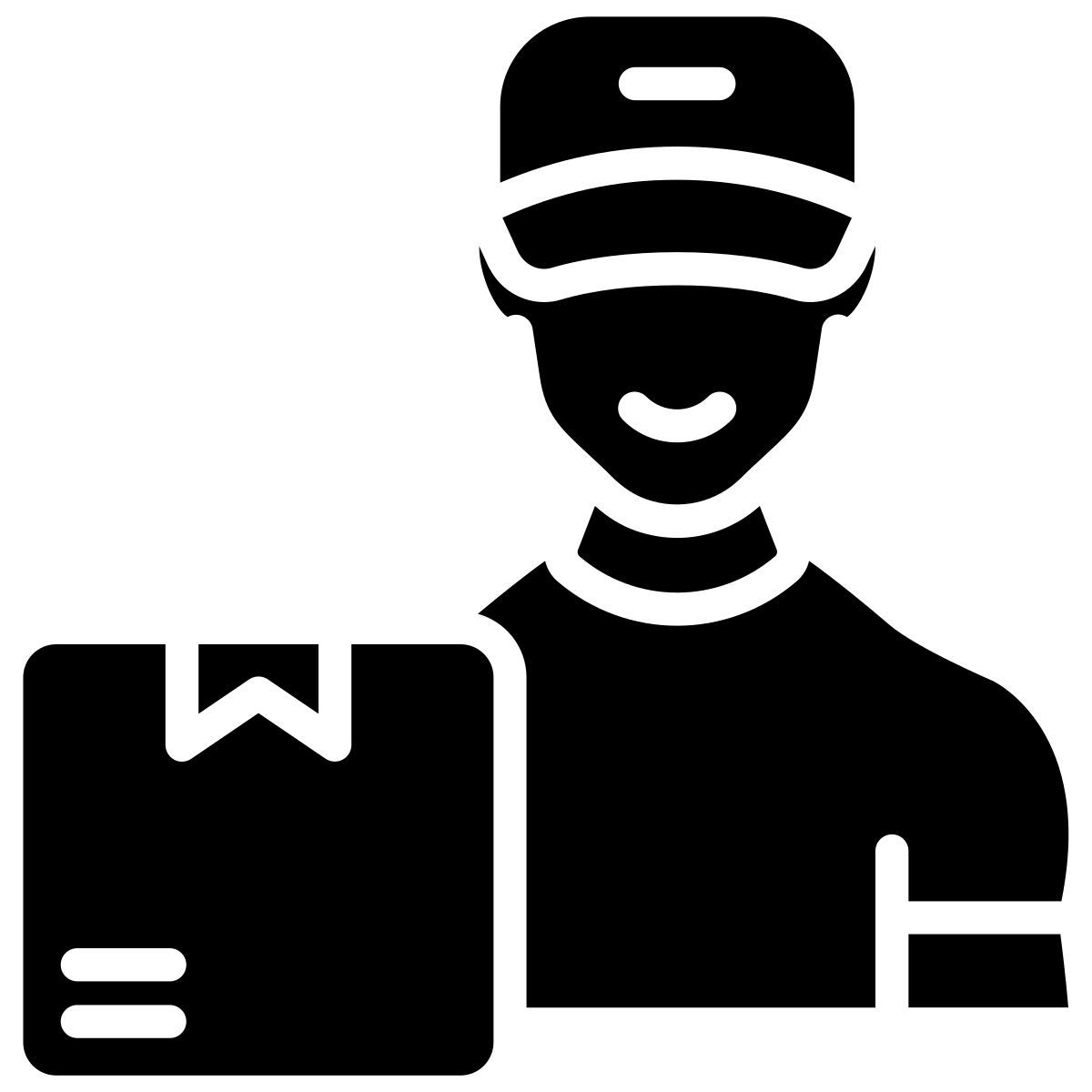 delivery boy icon