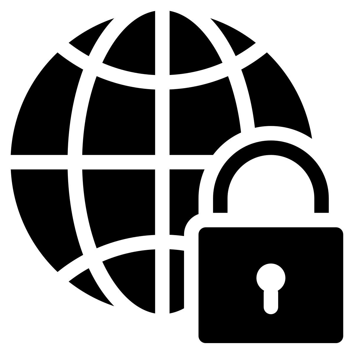 Globe Lock icon