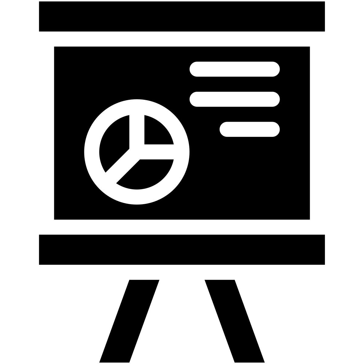 présentation graphique icon