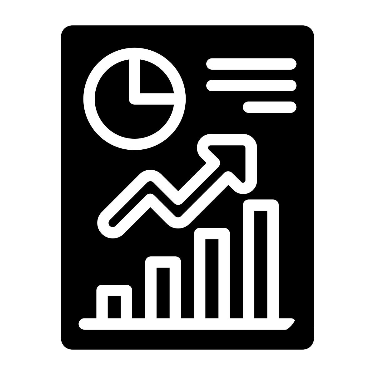 grafico in alto icon
