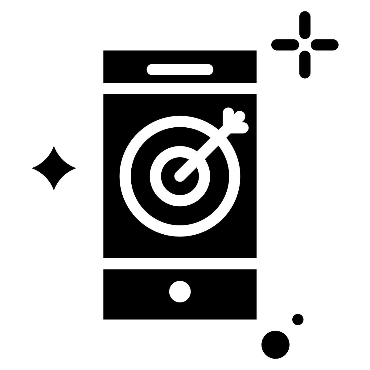 mobile marketing icon