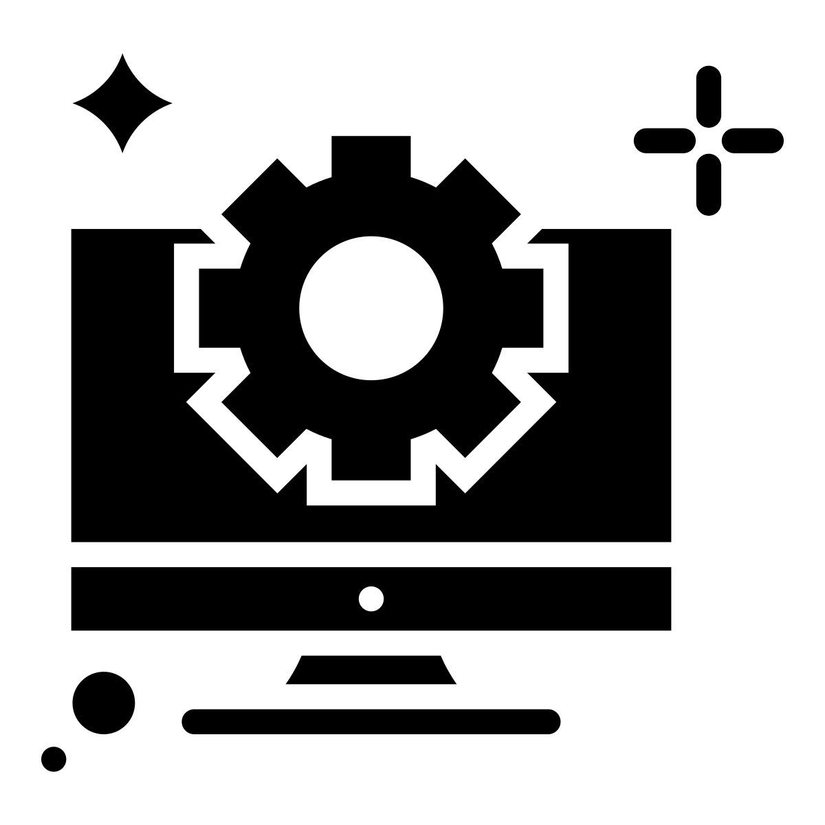 paramètres du moniteur icon
