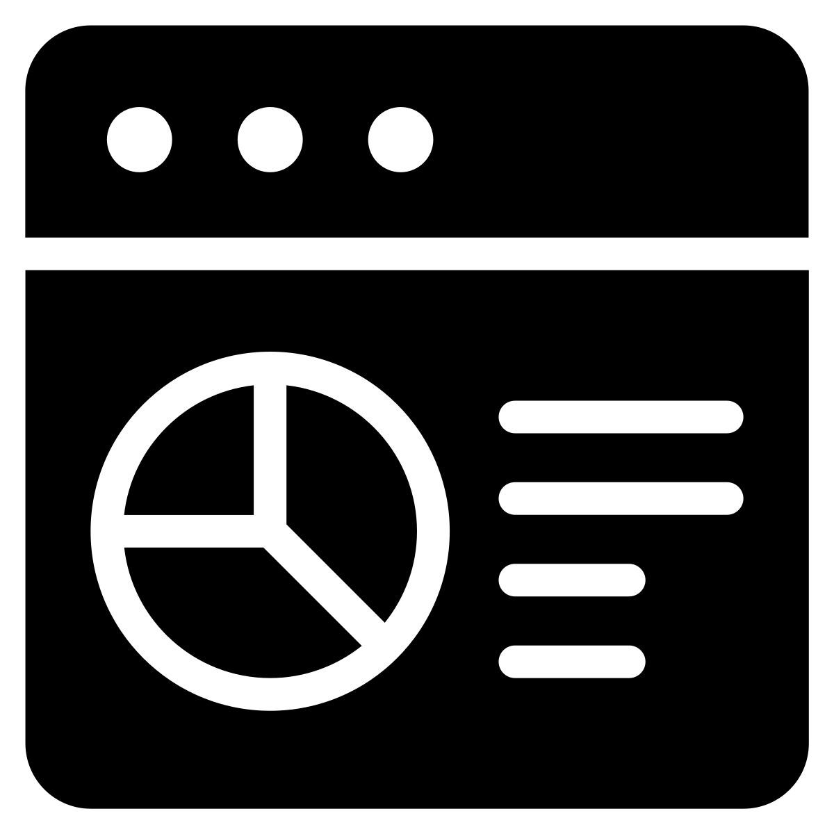 gráfico en línea icon