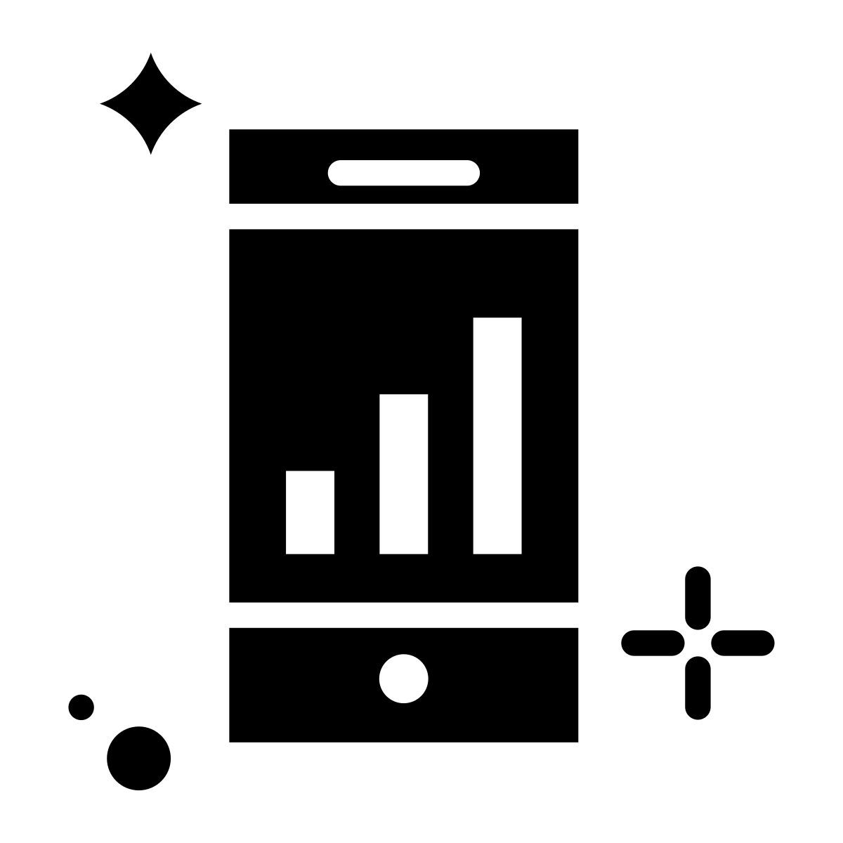 gráfico en línea icon