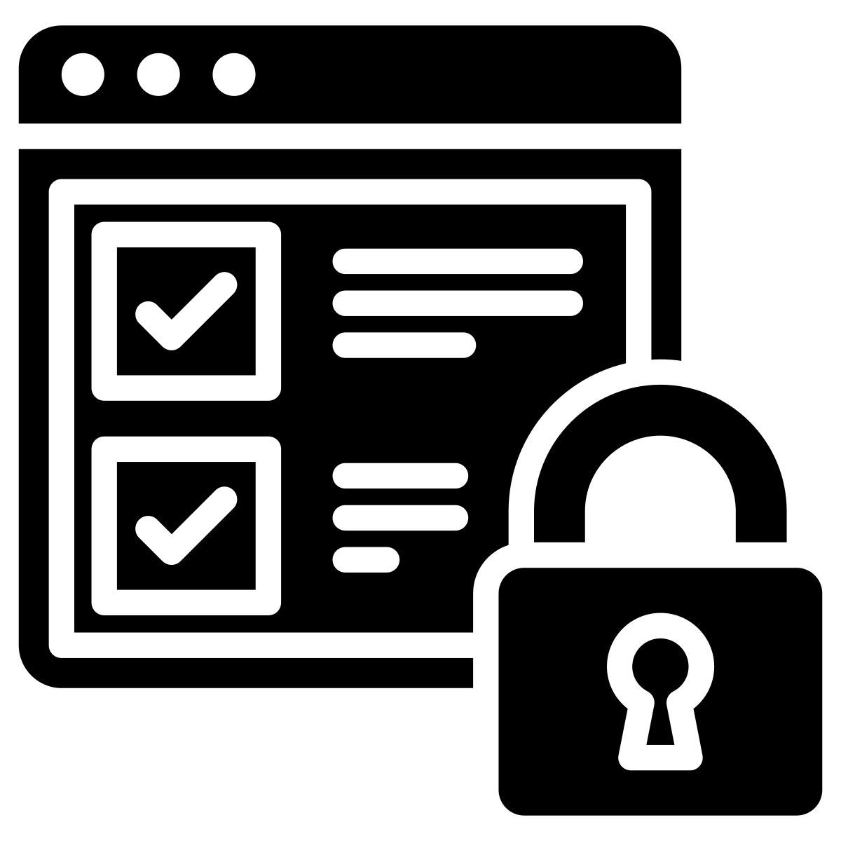 보안 웹사이트 icon