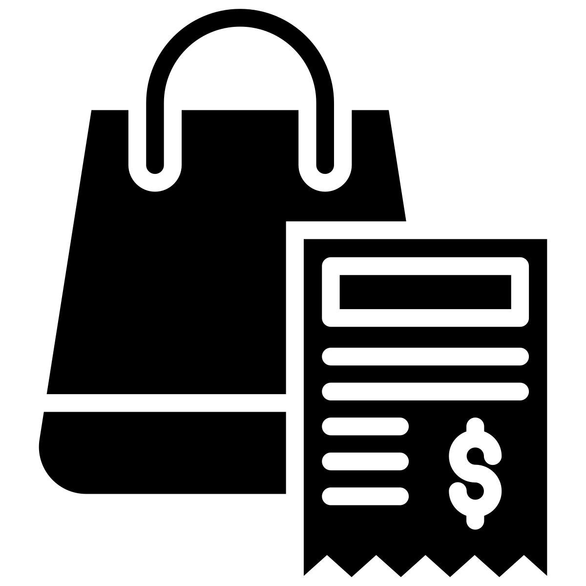 shopping invoice icon