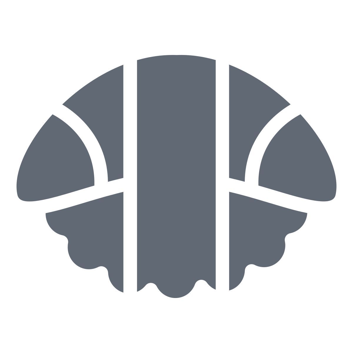 외부 스시 패스트푸드 및 음료 단단한 디자인 서클 icon