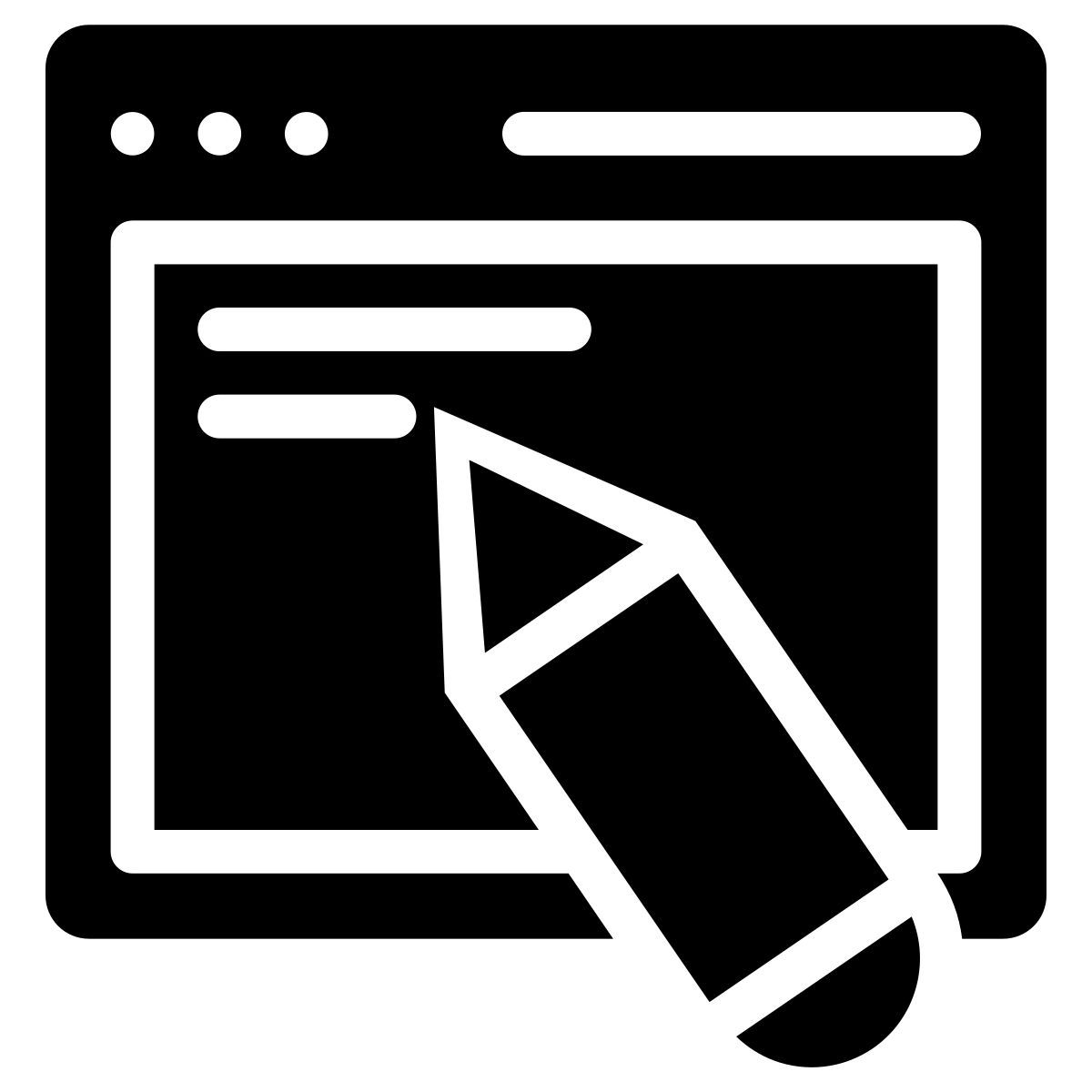 웹 편집기 icon