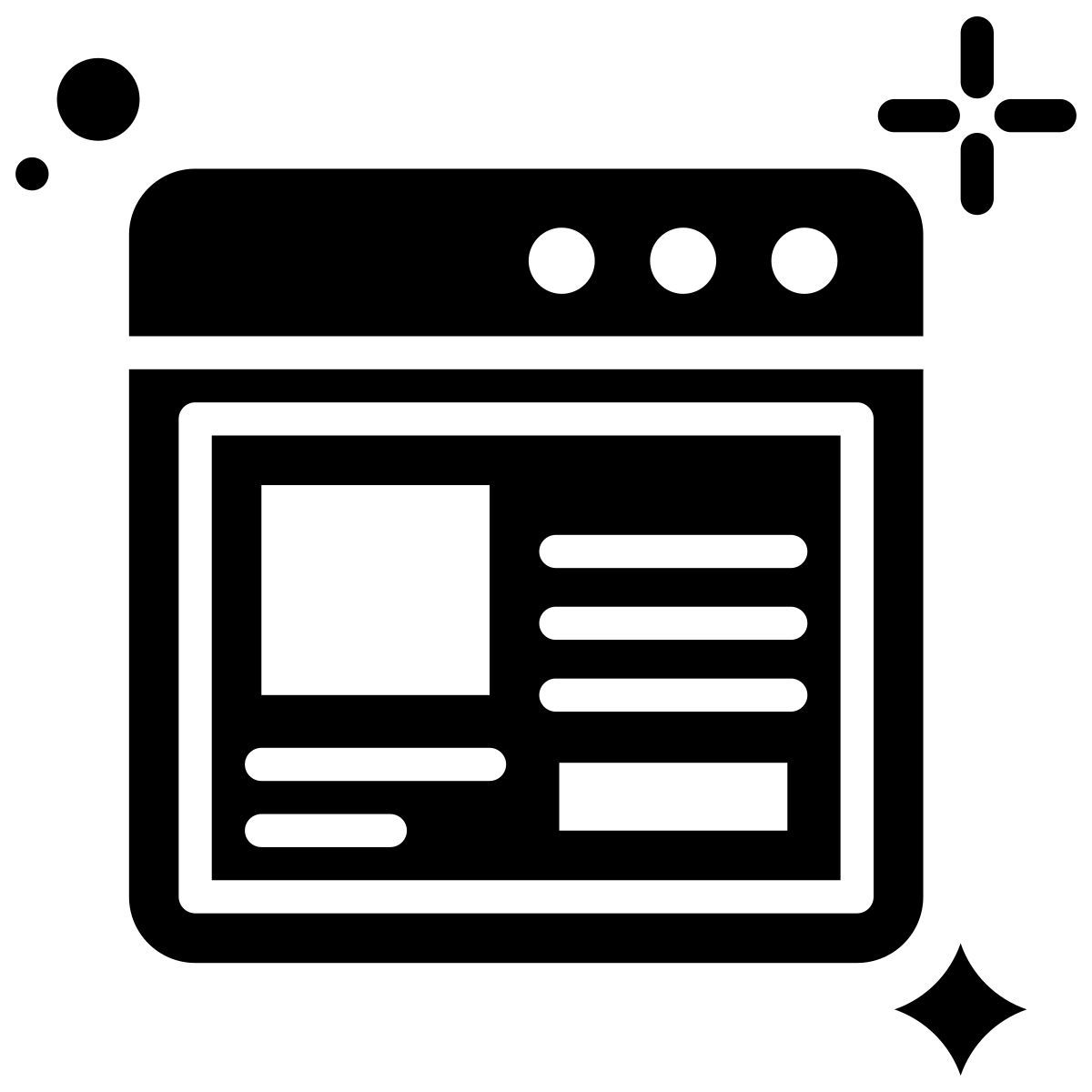 web layout icon