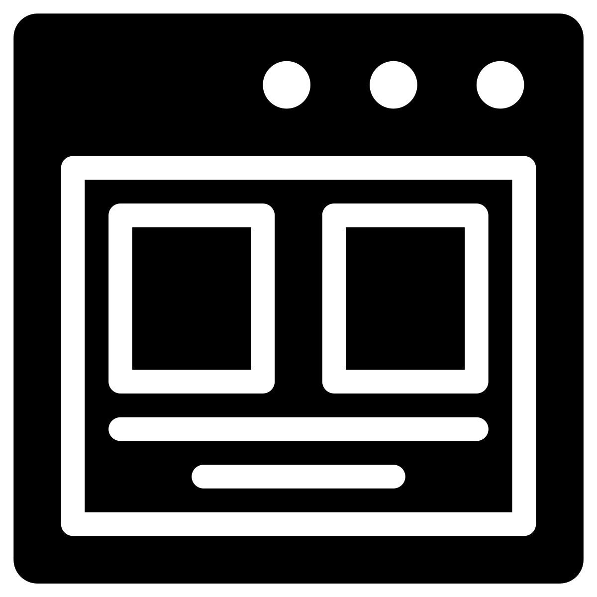 웹페이지 템플릿 icon