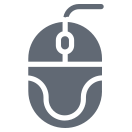 external Mouse-ux-interface-solid-design-circle icon