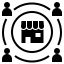 external customer-microeconomics-glyph-glyph-geotatah icon