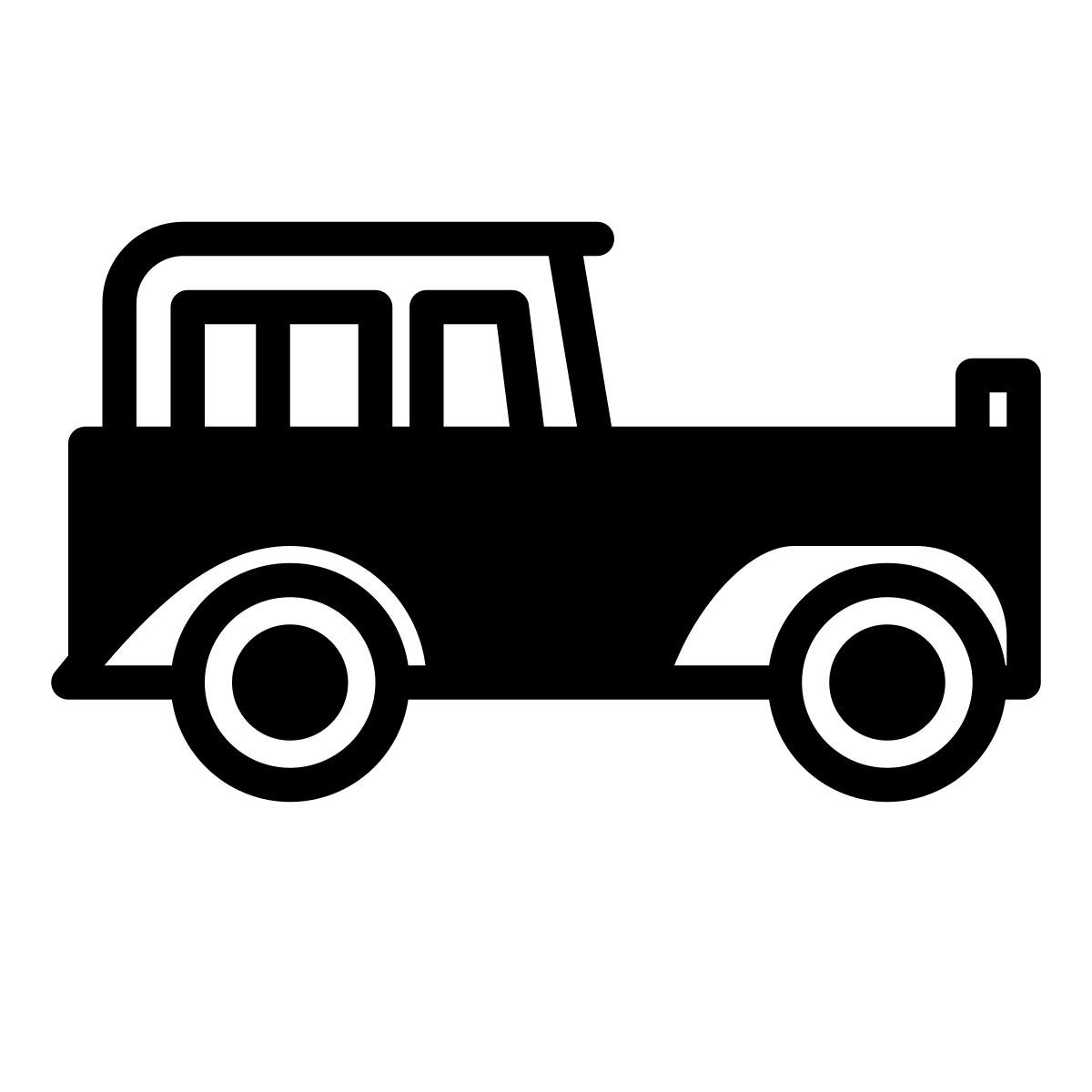 retro car icon