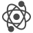 external atom-science-glyph-nixx-design icon