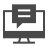 external chat-computer-glyph-nixx-design icon