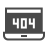 external error-computer-glyph-nixx-design icon