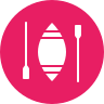 external boat-travel-and-transport-glyph-on-circles-amoghdesign icon