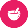 external bowl-kitchen-utilities-glyph-on-circles-amoghdesign icon
