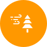 external breeze-winter-glyph-on-circles-amoghdesign icon