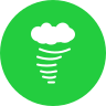 external calamity-weather-vol-01-glyph-on-circles-amoghdesign icon