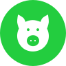 external cattle-food-paleo-glyph-on-circles-amoghdesign icon