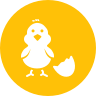 external chicken-easter-vol-1-glyph-on-circles-amoghdesign icon
