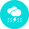 external cloud-weather-vol-01-glyph-on-circles-amoghdesign-2 icon