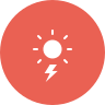 external day-weather-vol-01-glyph-on-circles-amoghdesign-2 icon
