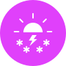 external day-weather-vol-01-glyph-on-circles-amoghdesign icon