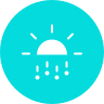external day-weather-vol-02-glyph-on-circles-amoghdesign icon