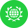 external earth-military-and-war-glyph-on-circles-amoghdesign icon