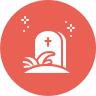 external easter-lent-glyph-on-circles-amoghdesign icon