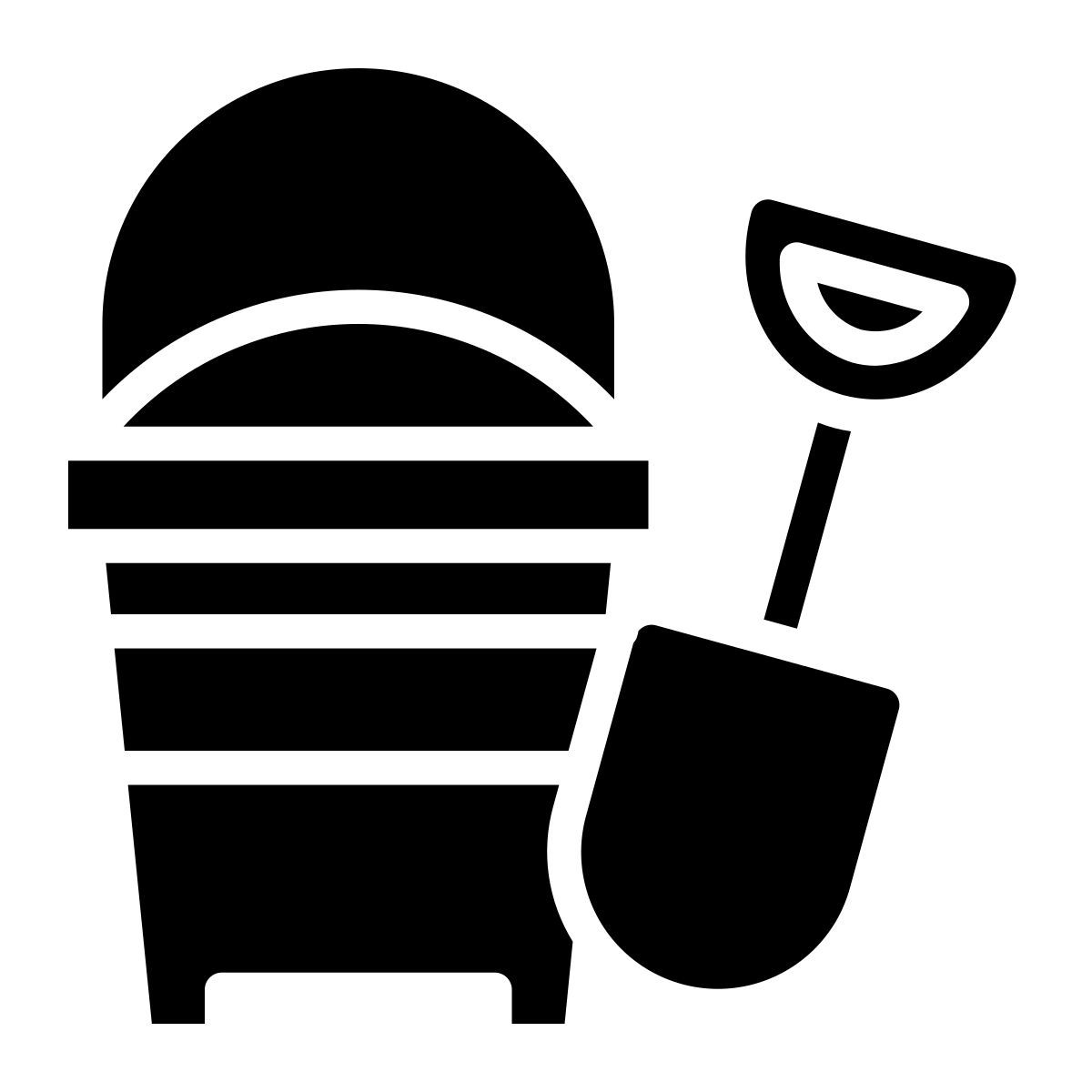 sand bucket icon